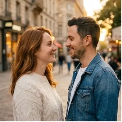 AI Kissing GIF example