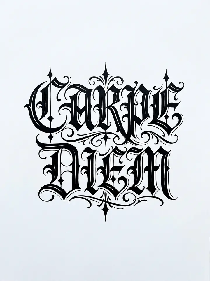Tattoo Font Generator example 1