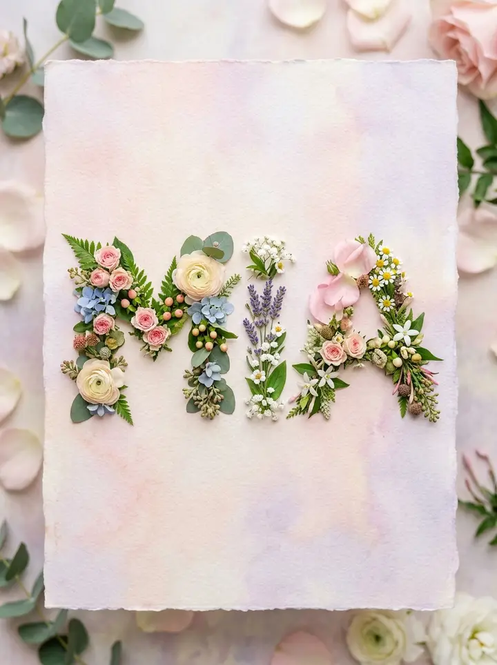 Turn Name Into Flowers example 2
