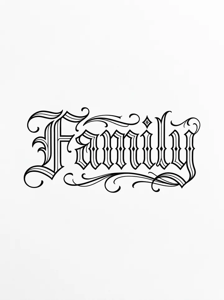 Tattoo Font Generator example 2