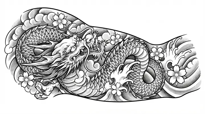 AI Tattoo Generator result